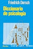 Diccionario de psicologia