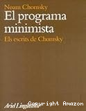 El programa minimista.